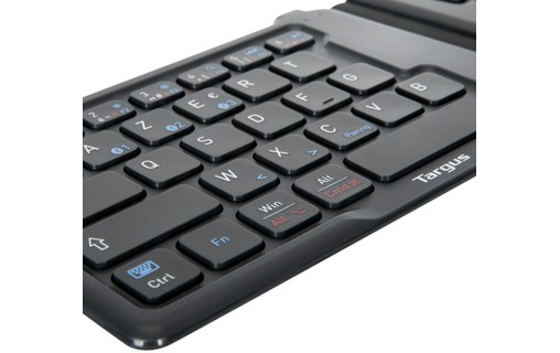 Clavier sans fil Targus AKF003FR - Ergonomique pliable antimicrobien - Noir