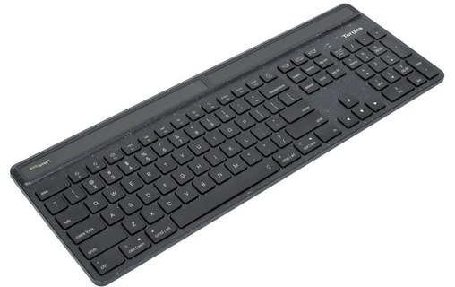 Clavier sans fil Targus AKB868FR - EcoSmart à énergie durable - Noir