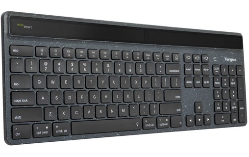 Clavier sans fil Targus AKB868FR - EcoSmart à énergie durable - Noir