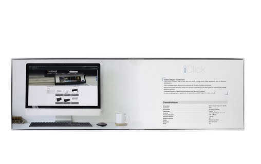 Clavier sans fil pour Mac T'nB iClick - Noir, Aluminium