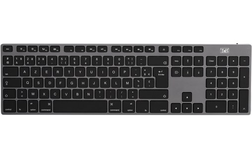 Clavier sans fil pour Mac T'nB iClick - Noir, Aluminium