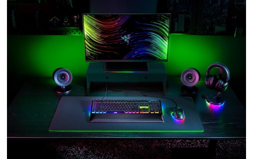 Clavier Gaming Razer BlackWidow V4 - Clicky - Noir avec repose-poignets