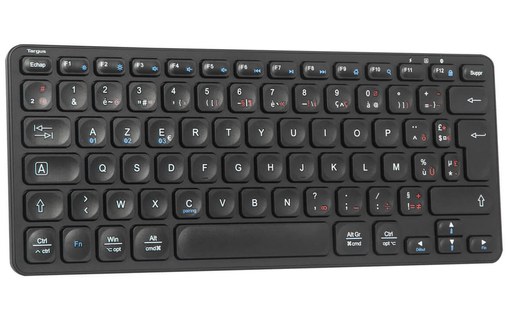 Clavier sans fil Targus AKB862FR - Compact multi-appareils antimicrobien