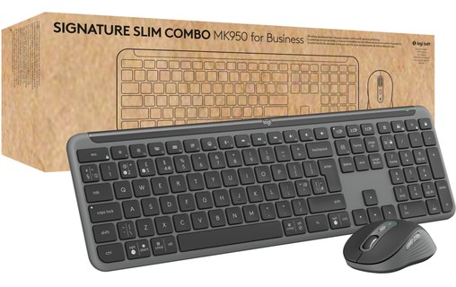 Clavier + Souris sans fil Logitech MK950 Signature Slim for Business