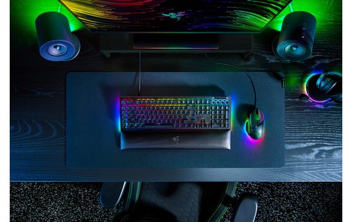 Clavier Gaming Razer BlackWidow V4 - Clicky - Noir avec repose-poignets
