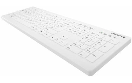 Clavier sans fil CHERRY AK-C8112 IP 68 - Blanc