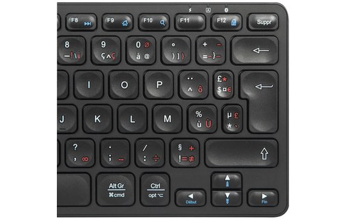 Clavier sans fil Targus AKB862FR - Compact multi-appareils antimicrobien