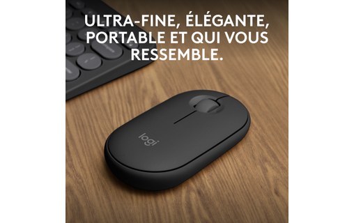 Souris sans fil Logitech Pebble 2 M350s - Graphite