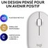 Souris sans fil Logitech Pebble 2 M350s - Blanche
