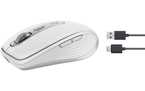 Souris sans fil Logitech MX Anywhere 3S - Blanche