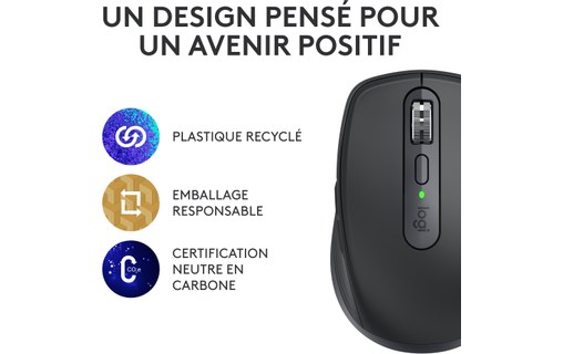 Souris sans fil Logitech MX Anywhere 3S - Graphite