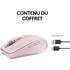 Souris sans fil Logitech MX Anywhere 3S - Rose