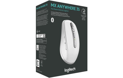 Souris sans fil Logitech MX Anywhere 3S - Blanche