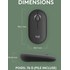 Souris sans fil Logitech Pebble 2 M350s - Graphite