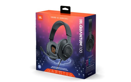 Casque gaming JBL Quantum 100, Noir