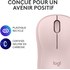 Souris sans fil Logitech M240 Silent - Rose