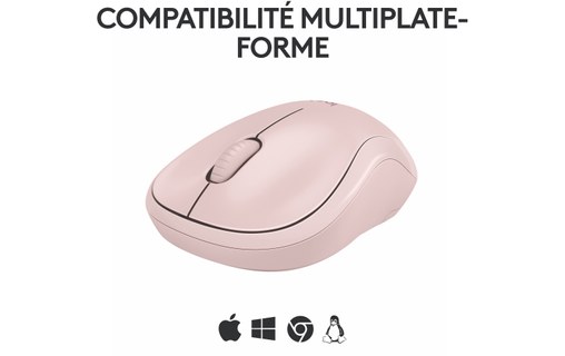 Souris sans fil Logitech M240 Silent - Rose
