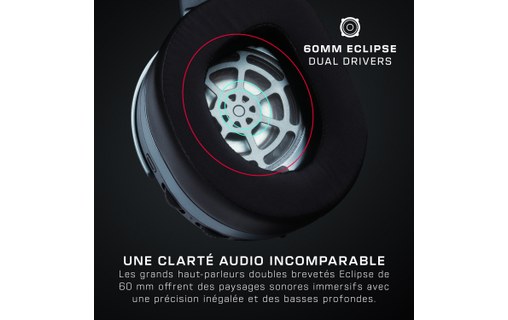 Casque gaming sans fil Turtle Beach Stealth 700 pour PC Gris, Noir - Bluetooth