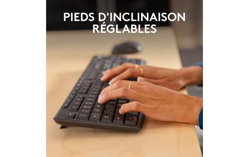Clavier + Souris sans fil Logitech MK370 Combo for Business