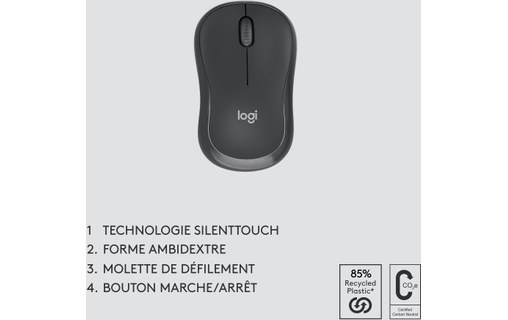 Clavier + Souris sans fil Logitech MK370 Combo for Business