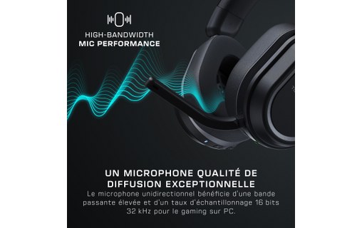 Casque gaming sans fil Turtle Beach Stealth 700 pour PC Gris, Noir - Bluetooth