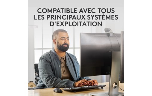 Clavier + Souris sans fil Logitech MK370 Combo for Business