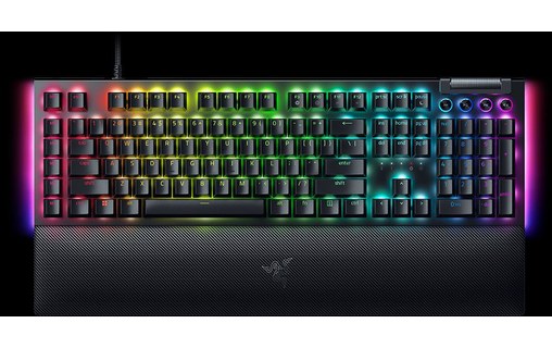 Clavier Gaming Razer BlackWidow V4 - Clicky - Noir avec repose-poignets