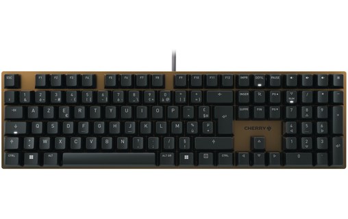 Clavier CHERRY KC 200 MX - Tactile - Noir, Bronze