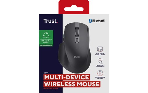 Souris sans fil Trust Ozaa+ - Noire