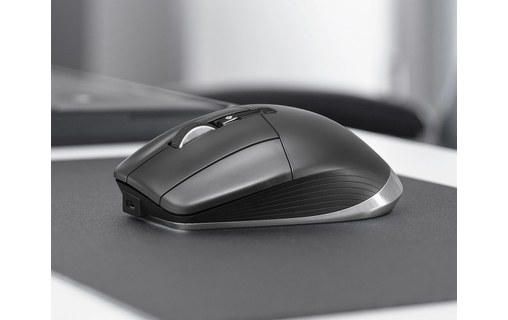 Souris sans fil 3Dconnexion CadMouse Pro - Noire - Pour gaucher, Ergonomique