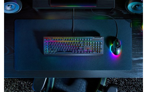 Clavier Gaming Razer BlackWidow V4 X - Clicky - Noir