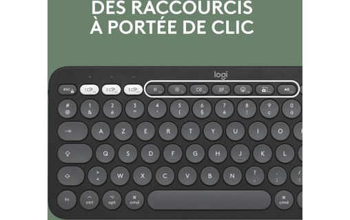 Clavier + Souris sans fil pour Mac Logitech Pebble 2 Combo - Graphite