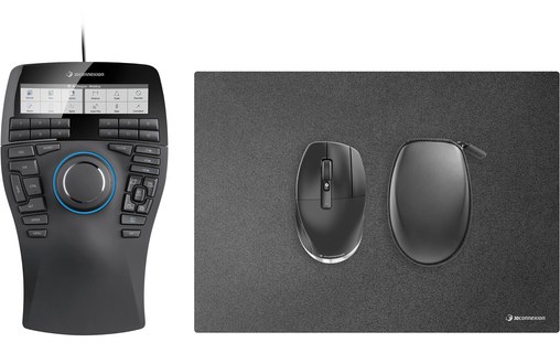 Souris sans fil 3Dconnexion SpaceMouse Enterprise Kit 2 - Noire