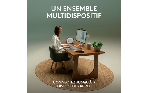 Clavier + Souris sans fil pour Mac Logitech Pebble 2 Combo - Graphite