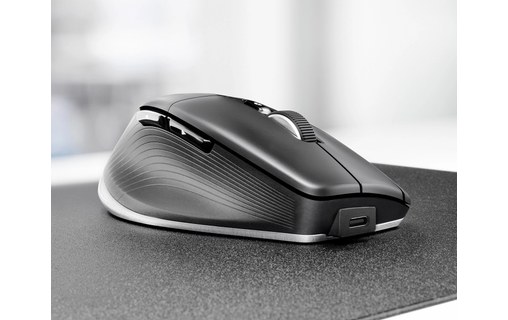 Souris sans fil 3Dconnexion CadMouse Pro - Noire - Pour gaucher, Ergonomique