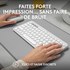 Clavier + Souris sans fil Logitech Pebble 2 Combo - Blanc