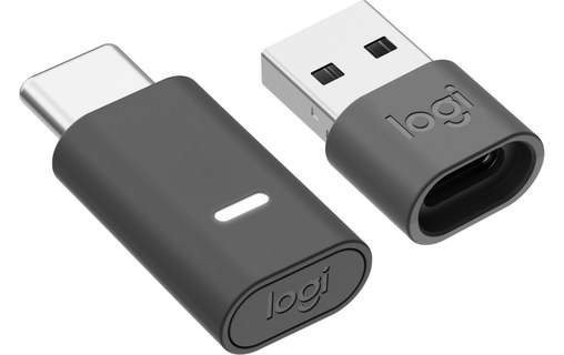 Micro-casque sans fil Logitech Zone 305 - Version UC avec récepteur USB, Noir