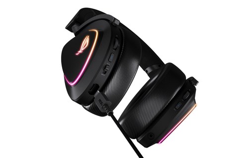 Casque gaming sans fil Asus ROG Delta II, Noir - Bluetooth