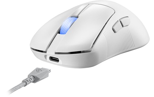 Souris Gaming sans fil ASUS ROG Keris II Ace - Blanche