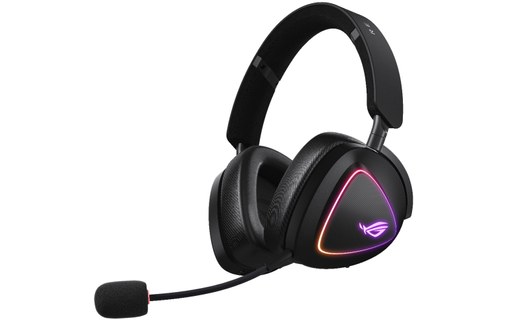 Casque gaming sans fil Asus ROG Delta II, Noir - Bluetooth