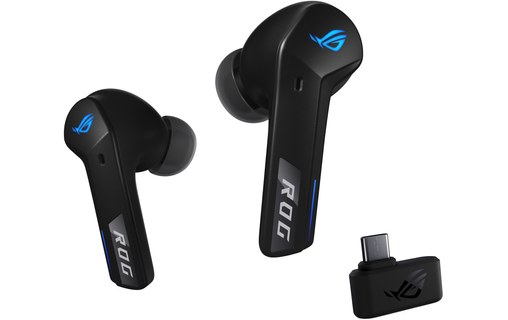 Écouteurs gaming sans fil Asus ROG Cetra True Wireless SpeedNova, Noir