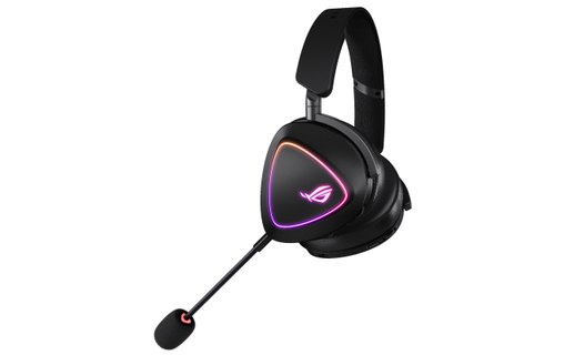 Casque gaming sans fil Asus ROG Delta II, Noir - Bluetooth
