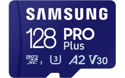 Carte microSDXC Samsung PRO Plus (2024) 128 Go avec adaptateur SD, UHS-I, V30