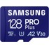 Carte microSDXC Samsung PRO Plus (2024) 128 Go avec adaptateur SD, UHS-I, V30