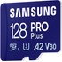 Carte microSDXC Samsung PRO Plus (2024) 128 Go avec adaptateur SD, UHS-I, V30