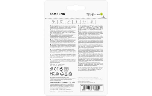 Carte microSDXC Samsung PRO Plus (2024) 512 Go avec adaptateur SD, UHS-I, V30