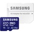 Carte microSDXC Samsung PRO Plus (2024) 512 Go avec adaptateur SD, UHS-I, V30