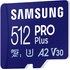 Carte microSDXC Samsung PRO Plus (2024) 512 Go avec adaptateur SD, UHS-I, V30