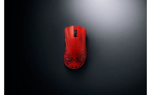 Souris Gaming sans fil Razer DeathAdder V3 Pro - Faker Edition - Rouge