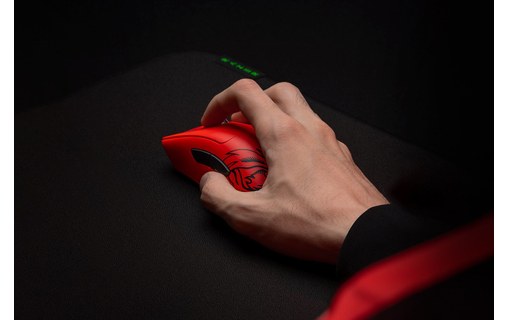 Souris Gaming sans fil Razer DeathAdder V3 Pro - Faker Edition - Rouge